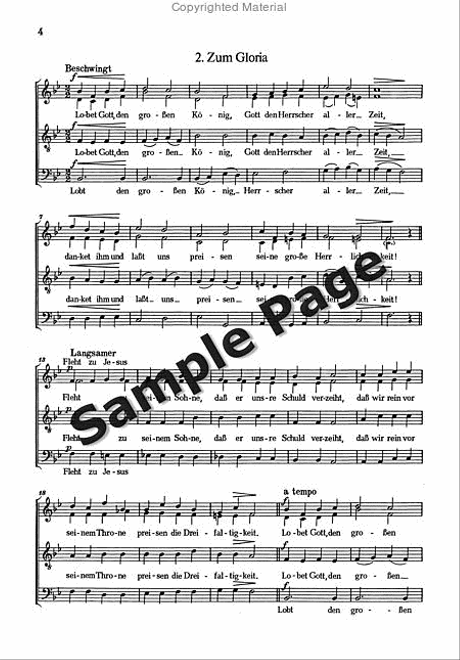 Deutsche Chormesse 4-Part scores gallery preview page 5