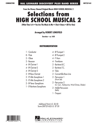 Selections from High School Musical 2 - Full Score