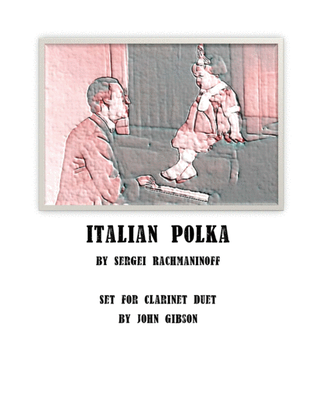 Book cover for Italian Polka set for Clarinet Duet