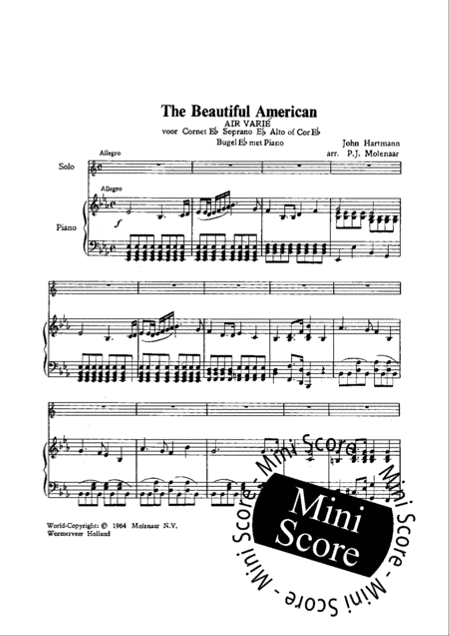 The Beautiful American The Beautiful American Piano Accompaniment scores gallery preview page 4