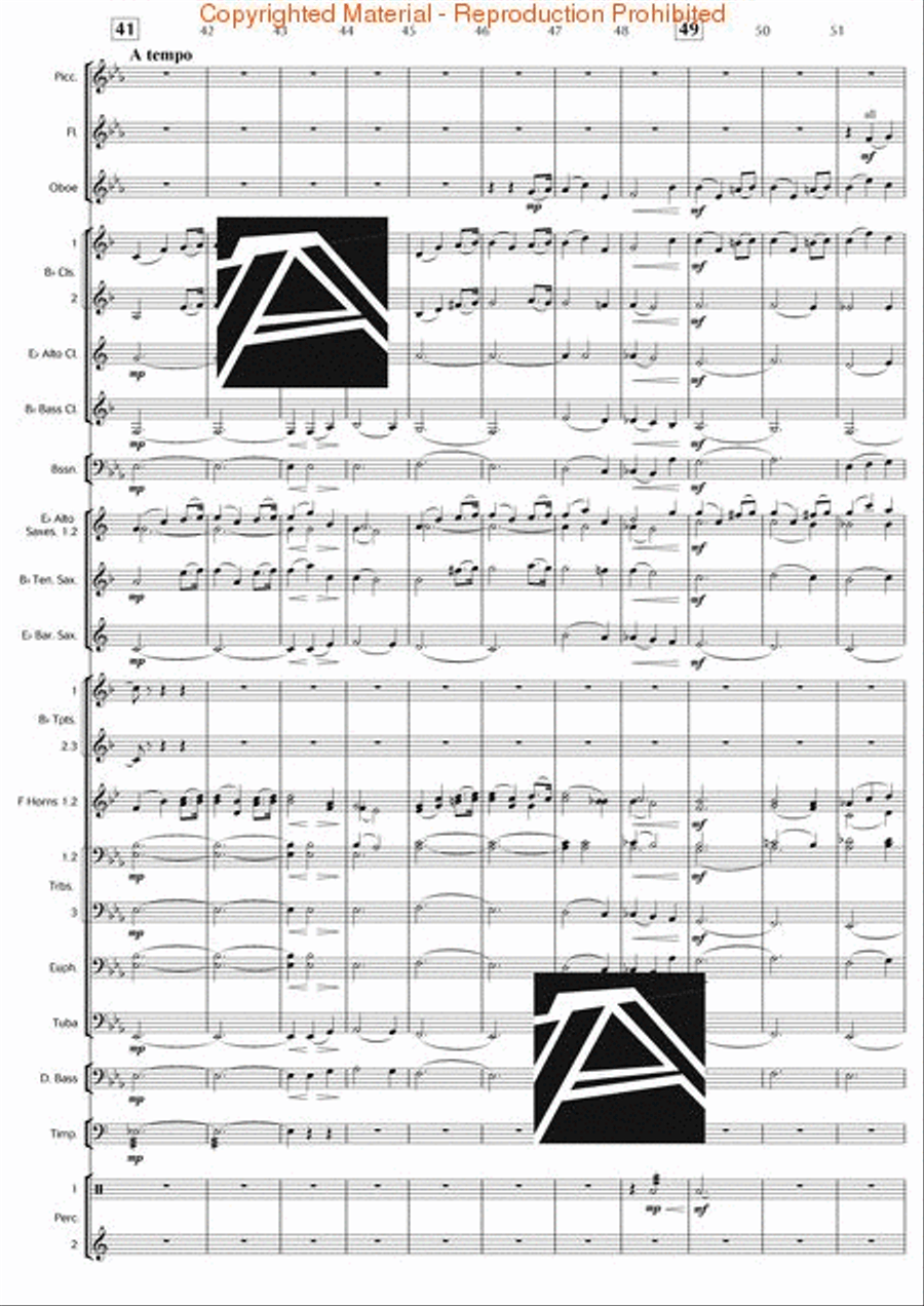 Surround Sound Concert Band scores gallery preview page 6