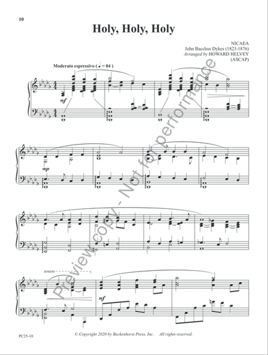 Transformations: Ten Piano Solos Based on Timeless Hymn Tunes Piano Solo scores gallery preview page 7