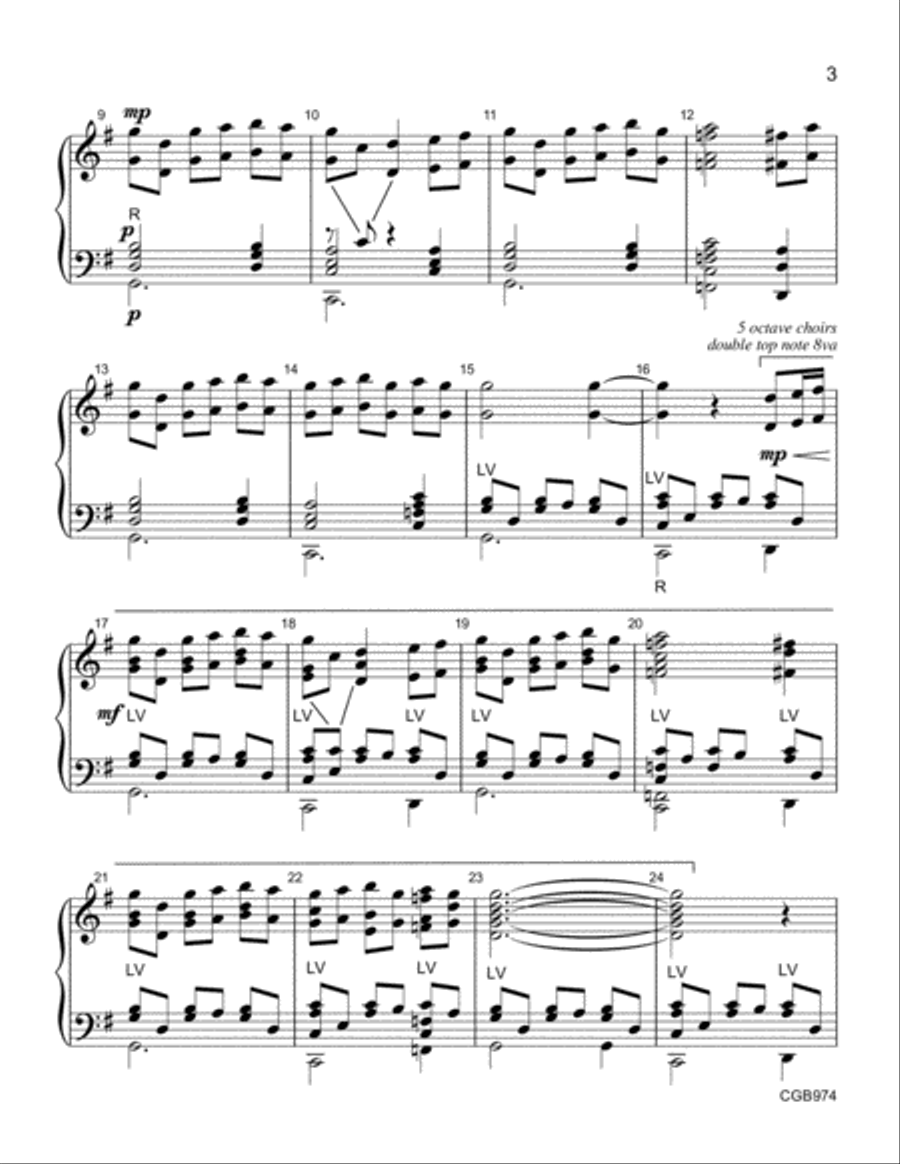 Recollection Handbell Choir scores gallery preview page 3