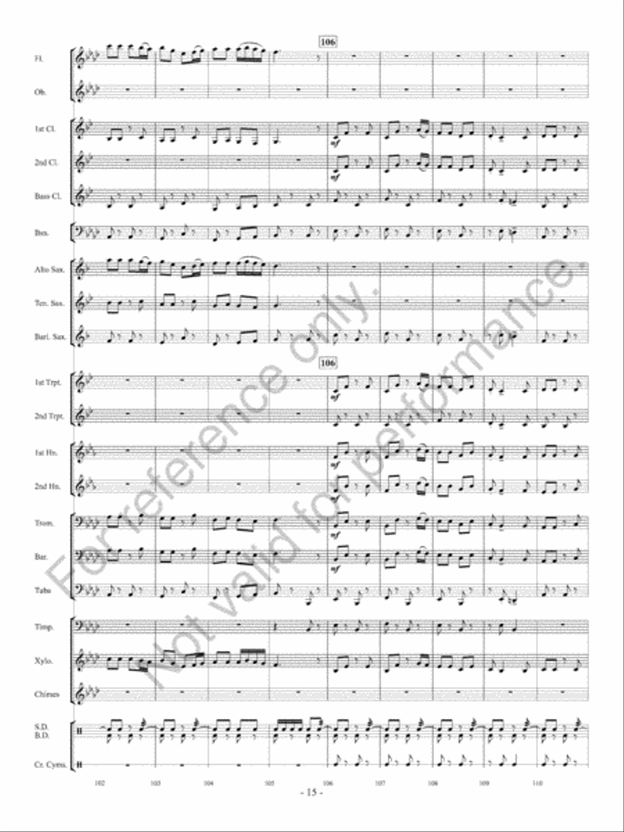 Shipshape And Bristol Fashion Concert Band scores gallery preview page 16