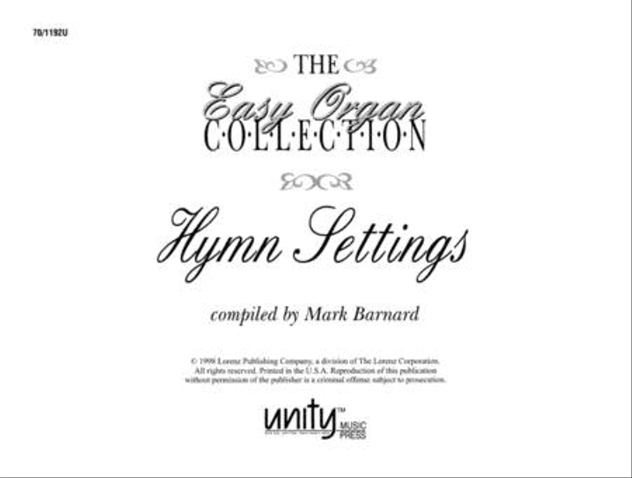 The Easy Organ Collection: Hymn Settings Organ Solo scores gallery preview page 2