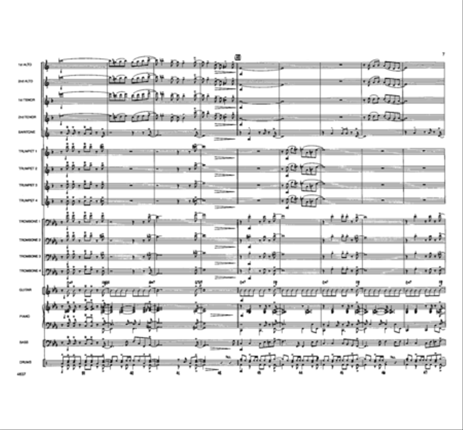 Night Rider Jazz Ensemble scores gallery preview page 6