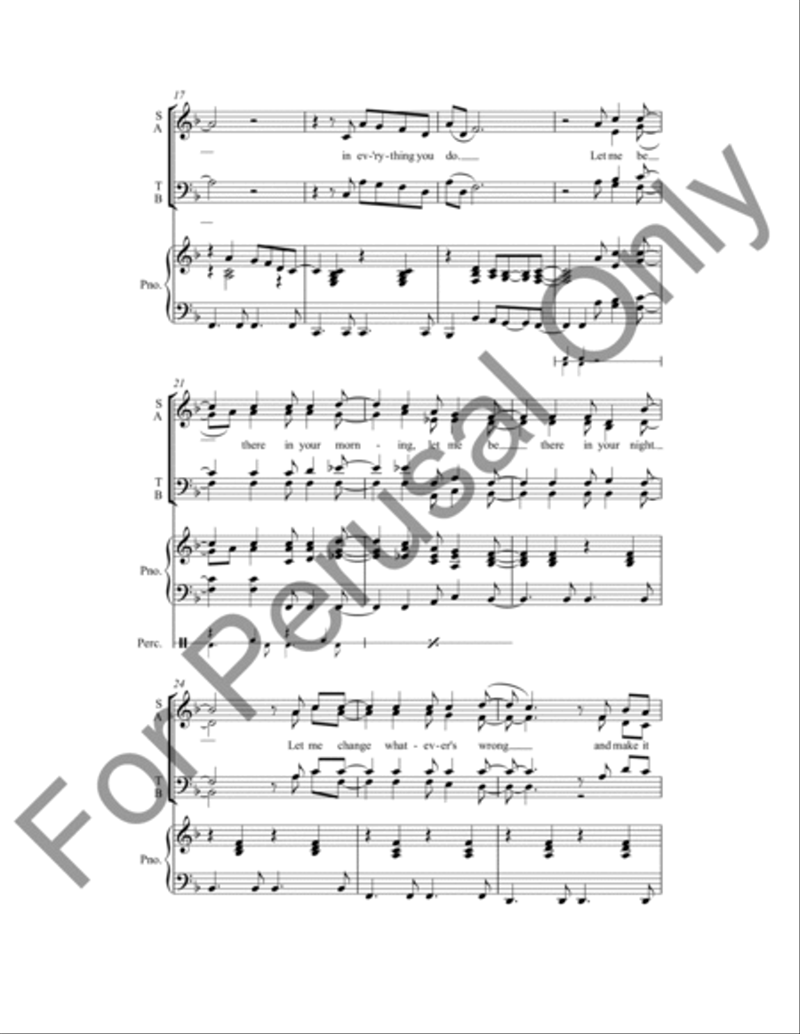 Let Me Be There Let Me Be There 4-Part scores gallery preview page 4