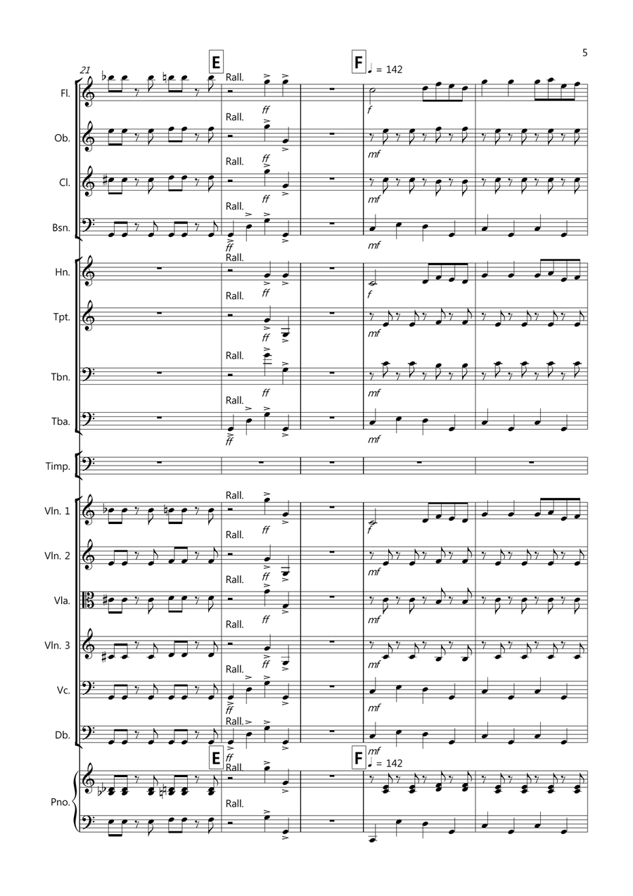 The Can Can for School Orchestra Large Ensemble scores gallery preview page 5