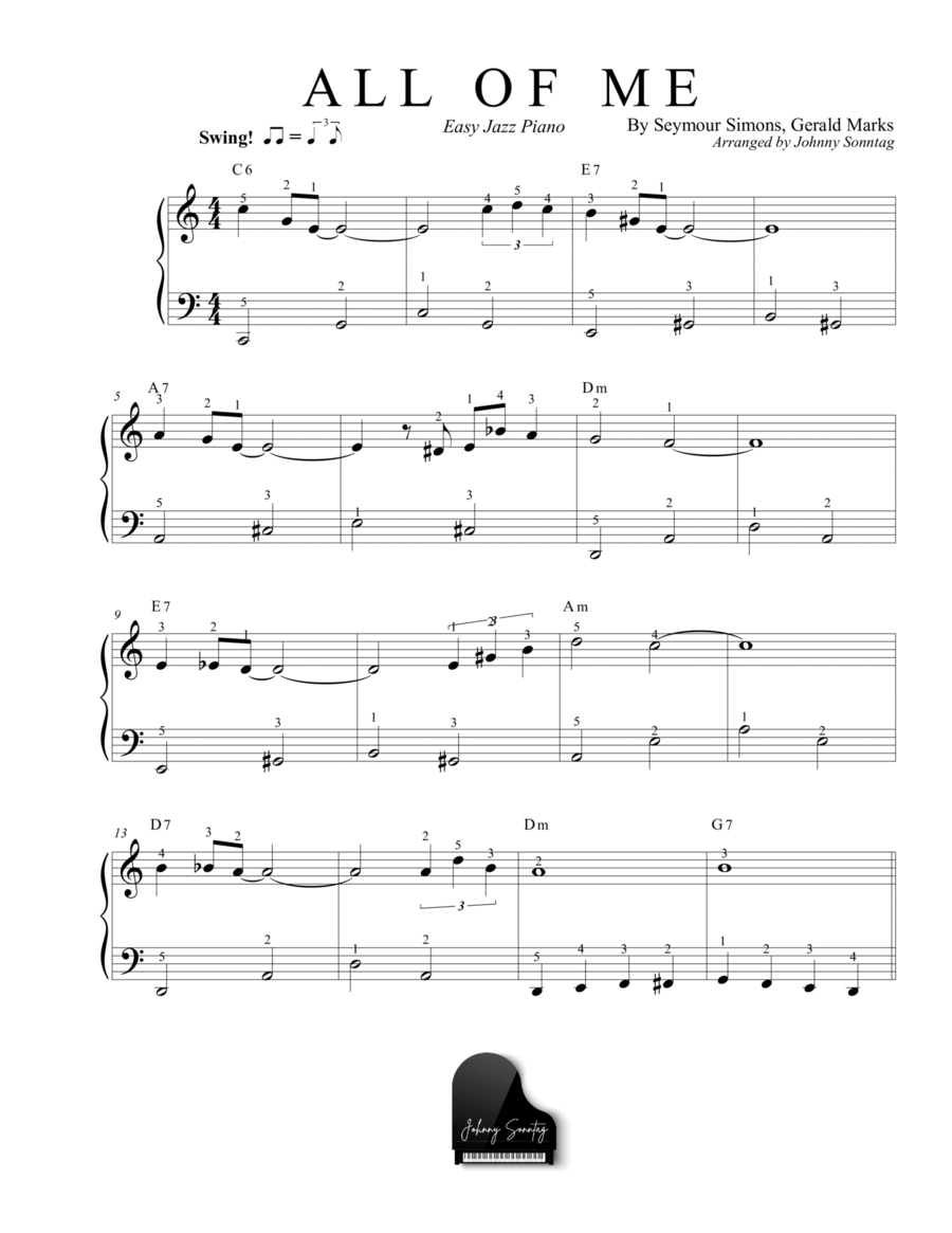 All Of Me All Of Me Piano Method scores gallery preview page 1