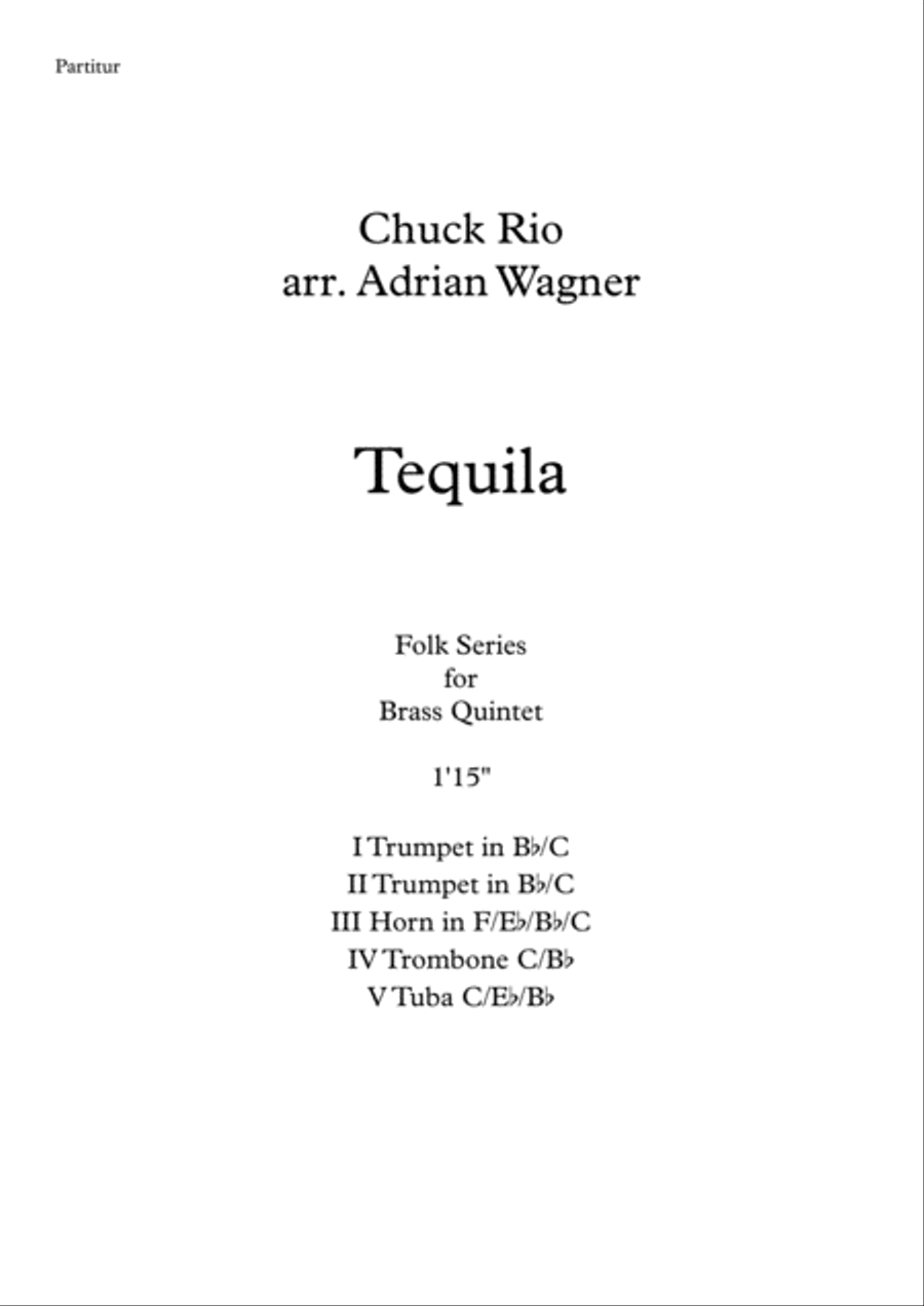Tequila Euphonium scores gallery preview page 2