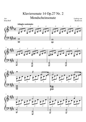 Klaviersonate Nr.14 Op.27 Nr.2 - Mondscheinsonate