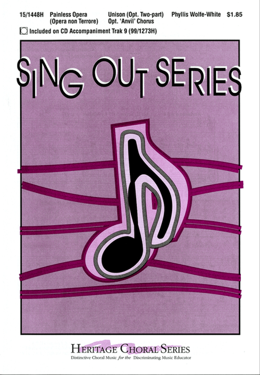 Painless Opera Painless Opera Unison Choir scores gallery preview page 1