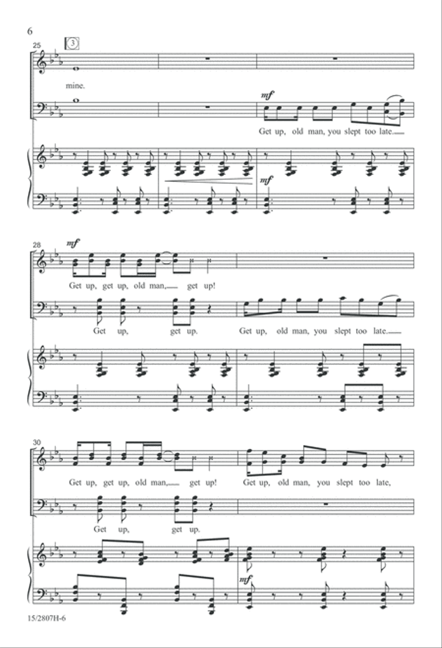 The Crawdad Song The Crawdad Song 4-Part scores gallery preview page 7