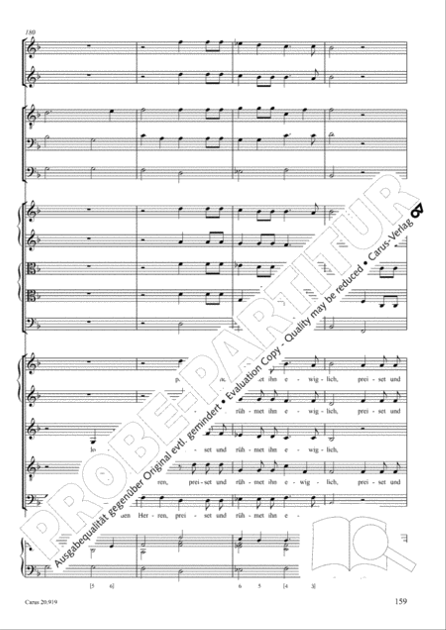 Opera varia I. Works with 1-7 parts (Complete edition, vol. 19) [Werke mit 1-7 obligaten Stimmen] Score scores gallery preview page 216