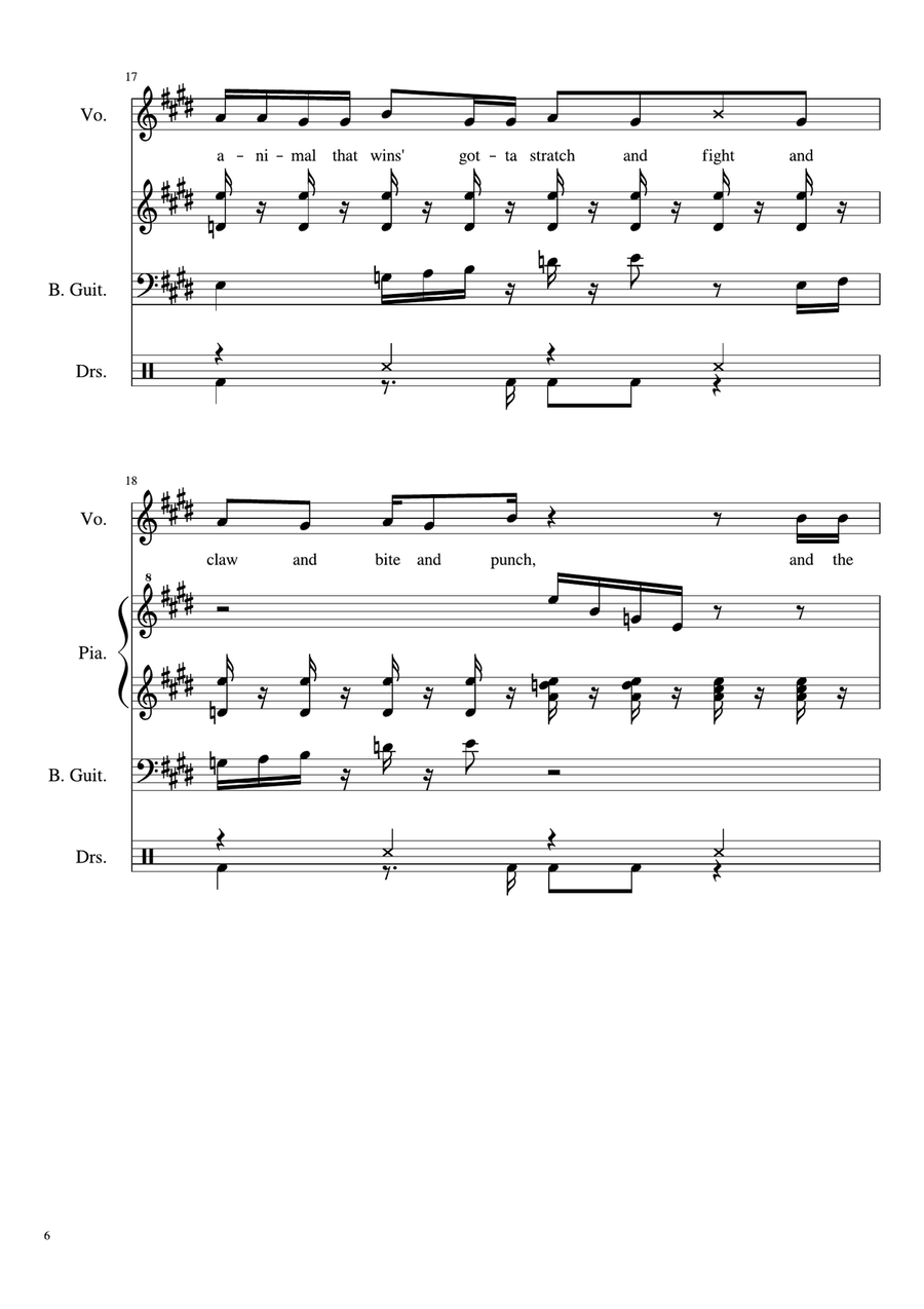 How Bad Can I Be Choir scores gallery preview page 6