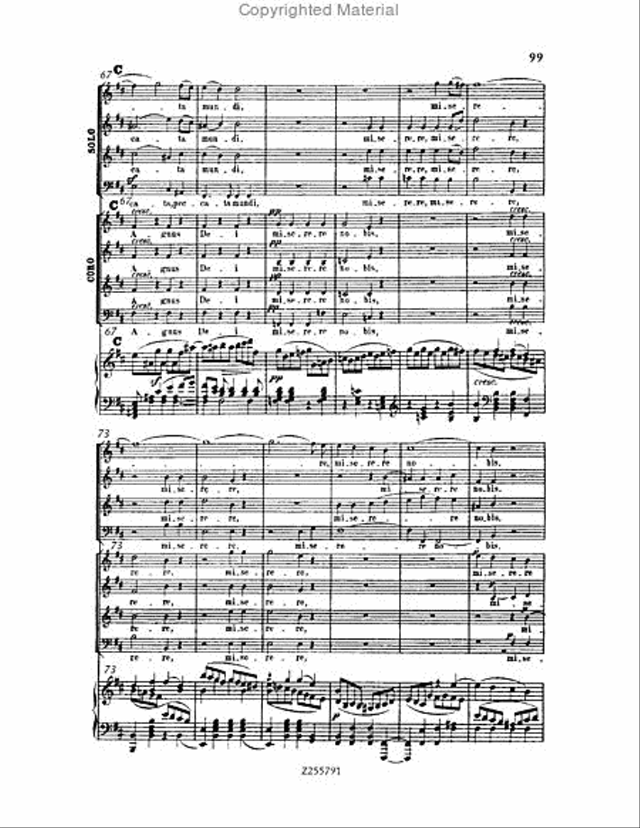Missa Solemnis, Op.123 Choir scores gallery preview page 99