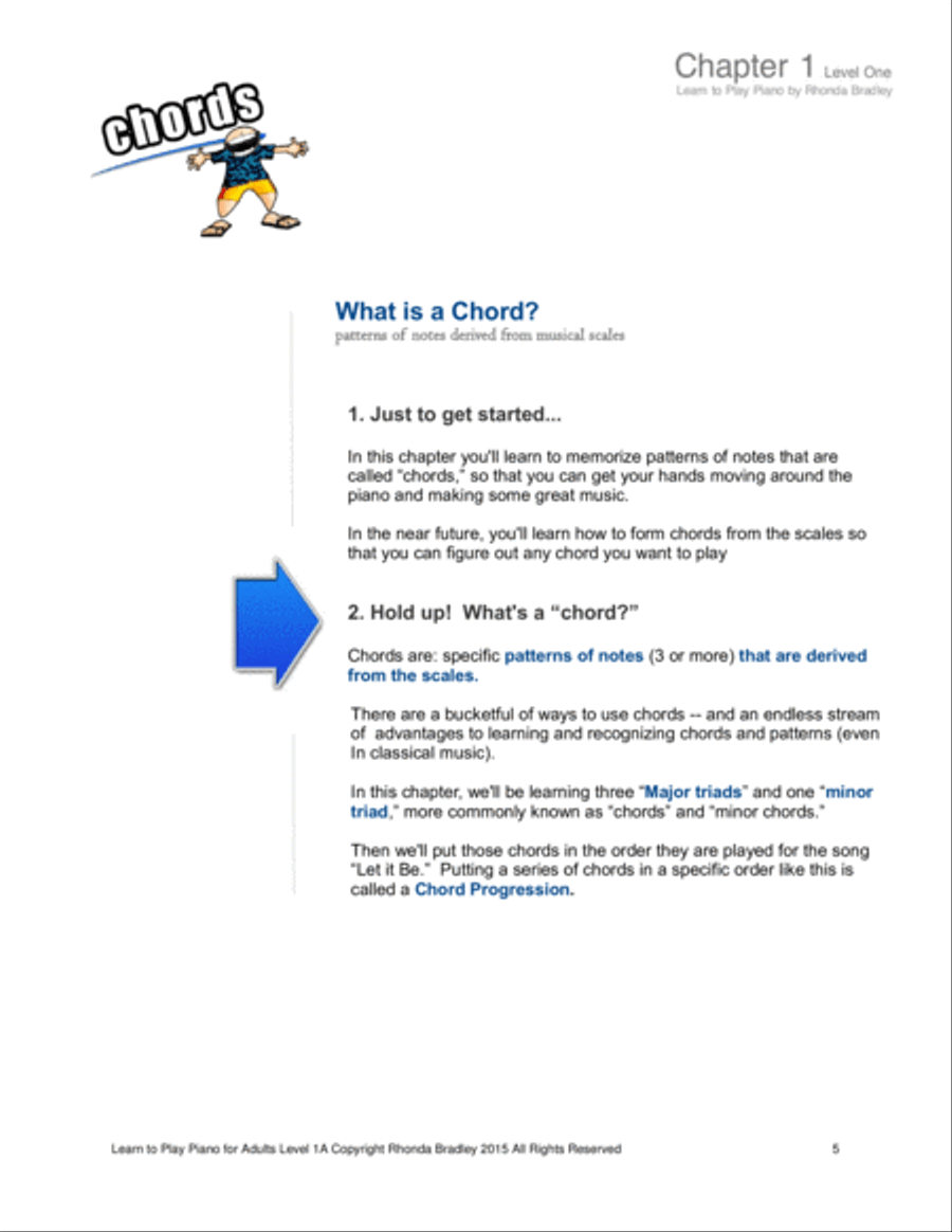 Learn to Play Piano Easy Adult piano lesson book Voice scores gallery preview page 5