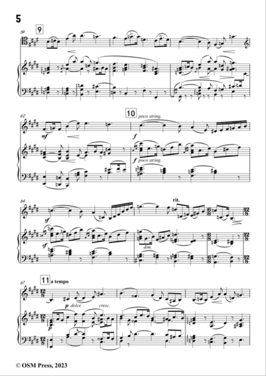 Elgar-Cello Concerto,in e minor,Op.85 Piano scores gallery preview page 6