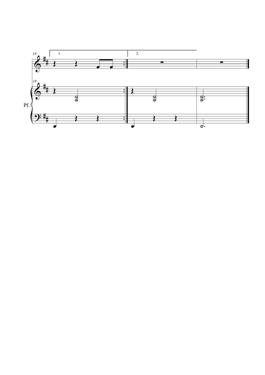 Ninna nanna. Violin and piano Violin Solo scores gallery preview page 2