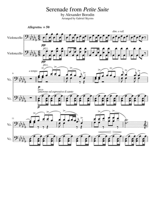 Borodin Serenade Cello Duet