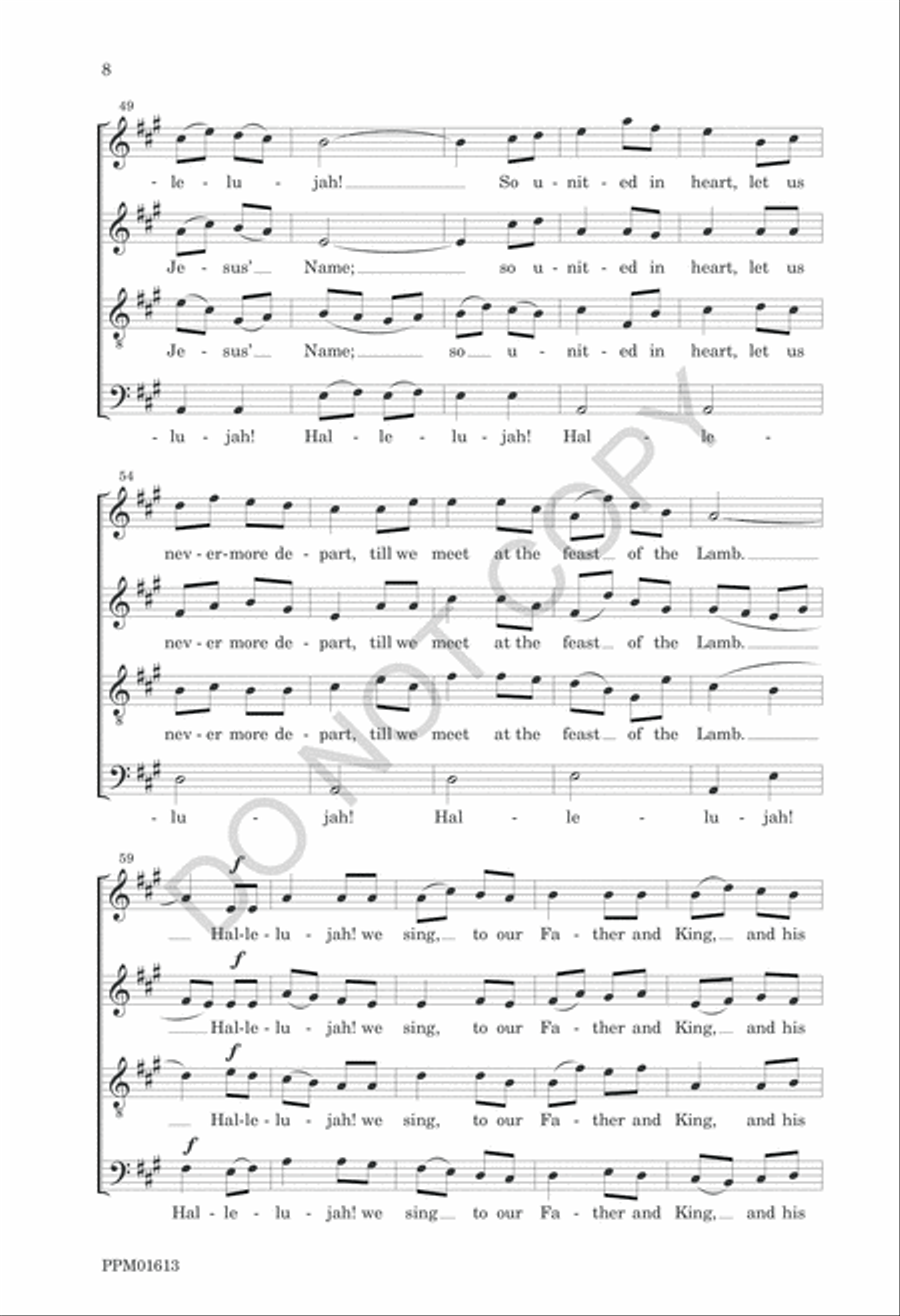 Nine American Folk Hymns 4-Part scores gallery preview page 11