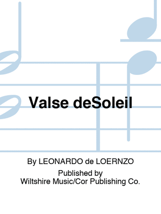 Book cover for Valse deSoleil