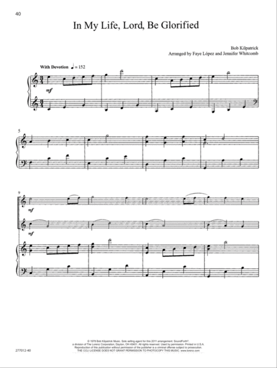 Be Still My Soul Flute Duet scores gallery preview page 21