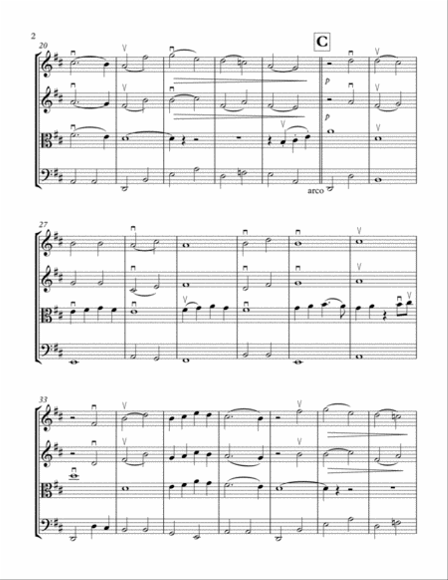 The Way You Look Tonight The Way You Look Tonight String Quartet scores gallery preview page 2