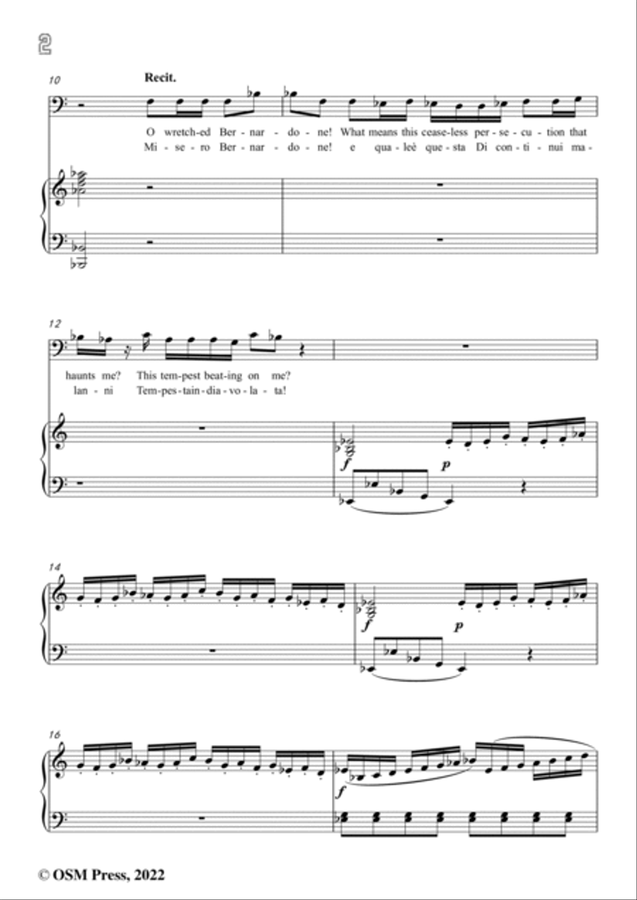 Cimarosa-Misero Bernardone!,from Giannina e Bernardone Voice scores gallery preview page 4