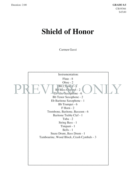Shield of Honor image number null