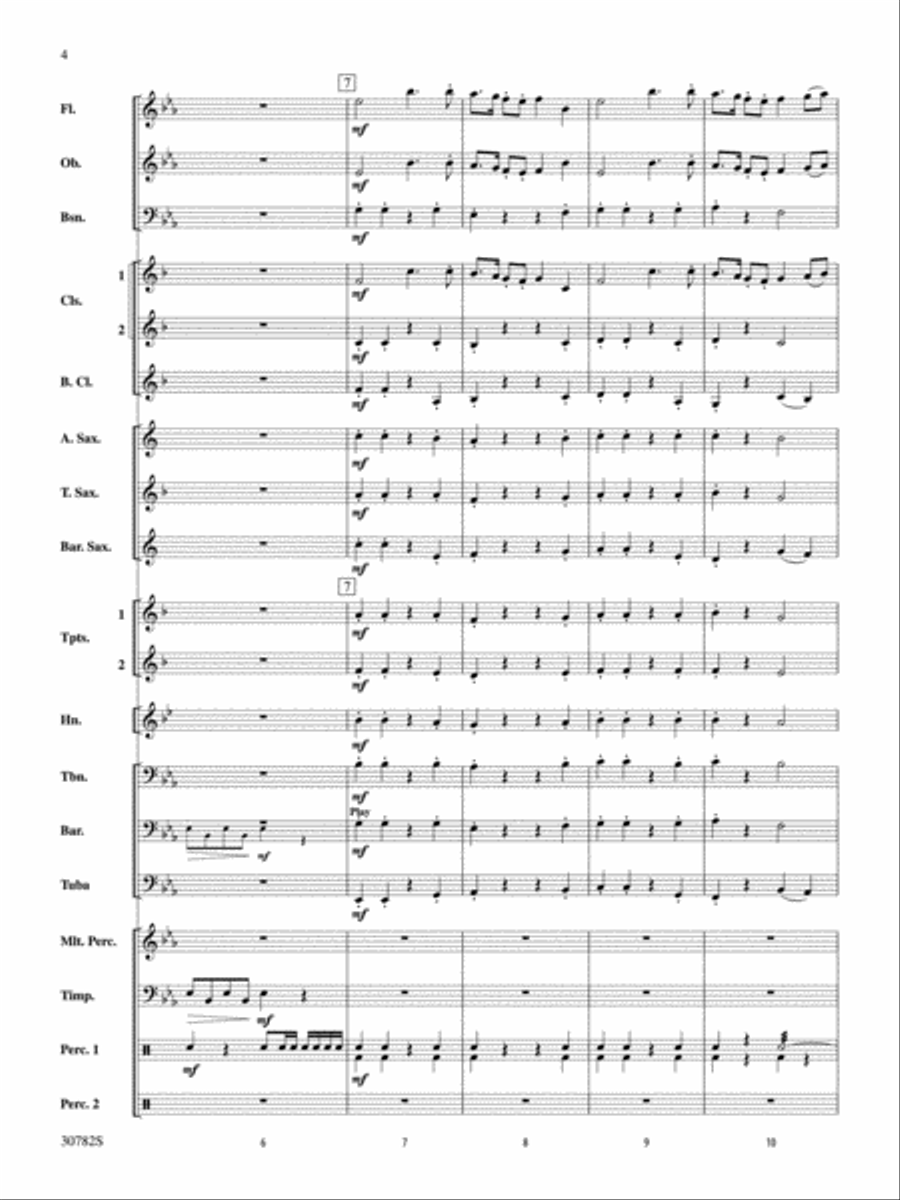 The Pioneer Spirit The Pioneer Spirit Concert Band scores gallery preview page 3