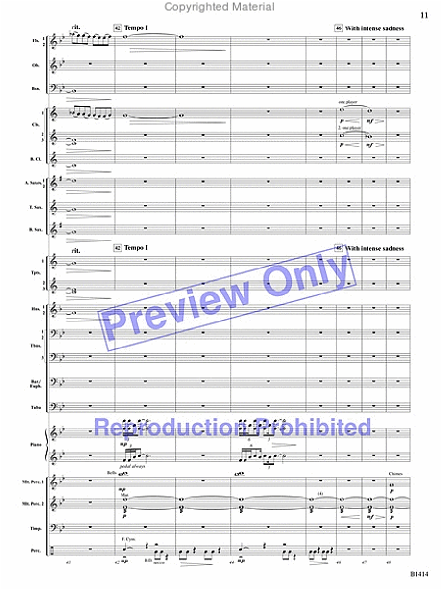 Kindred Spirits Concert Band scores gallery preview page 9