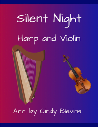 Book cover for Silent Night, for Harp and Violin