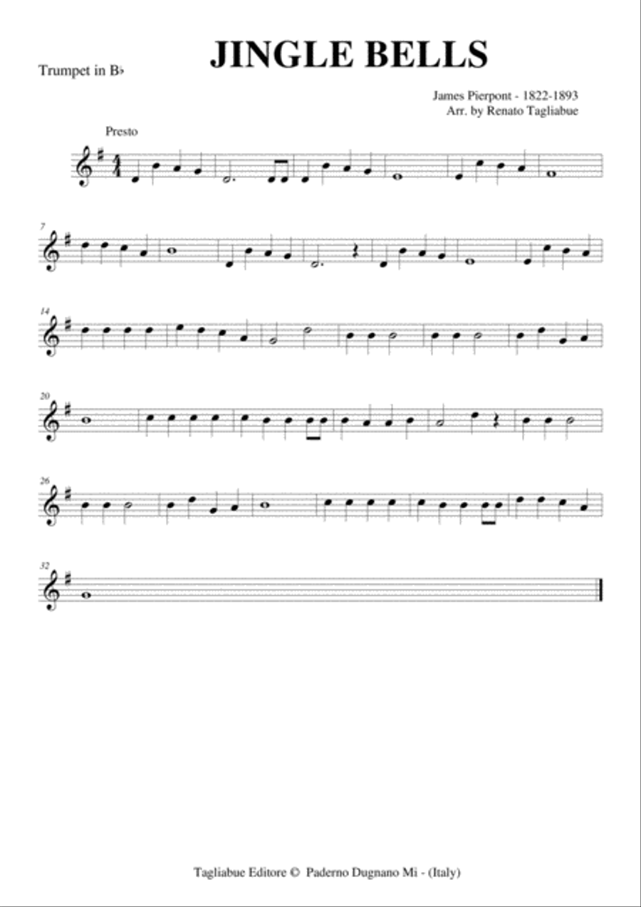 JINGLE BELLS - For Brass Quartett Brass Quartet scores gallery preview page 4