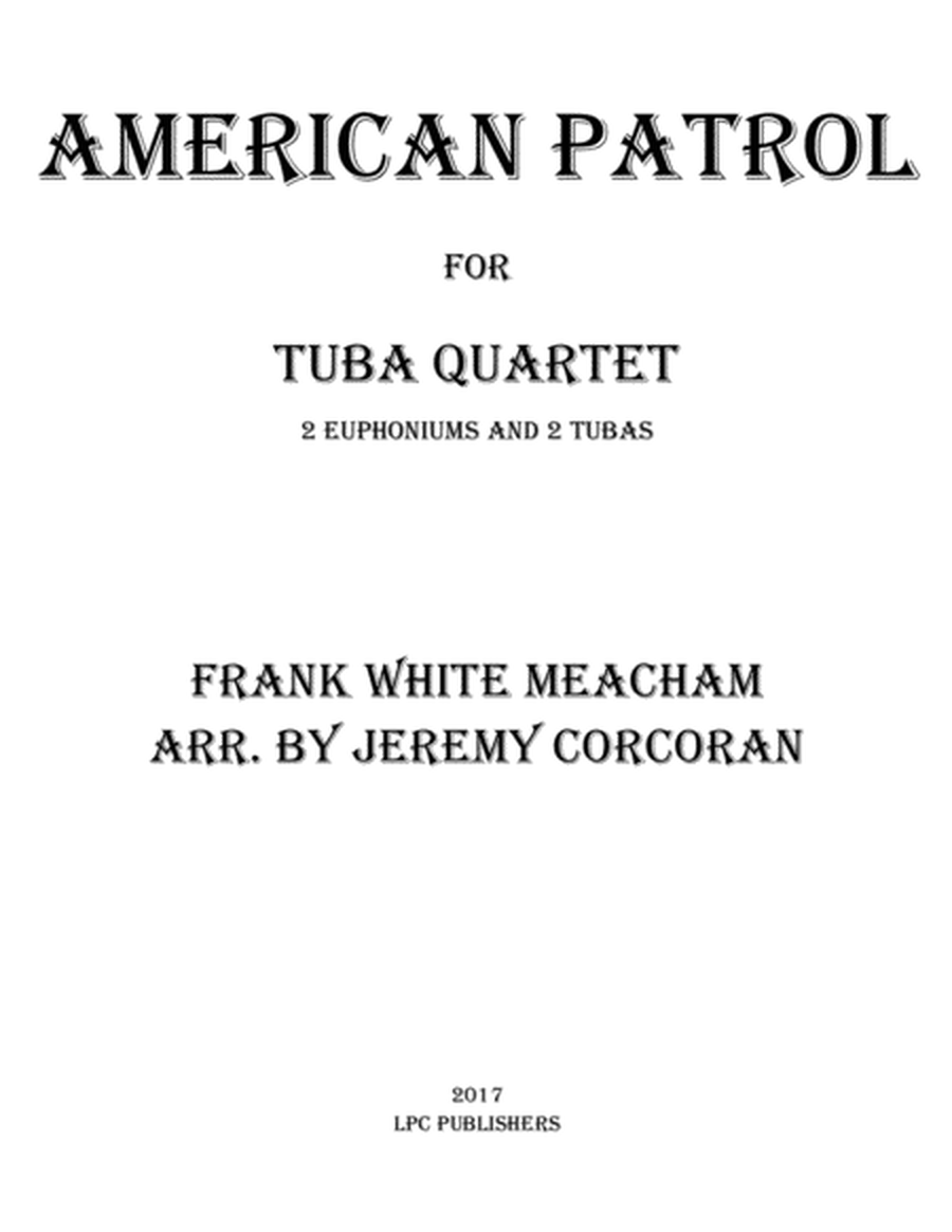 American Patrol for Tuba Quartet image number null