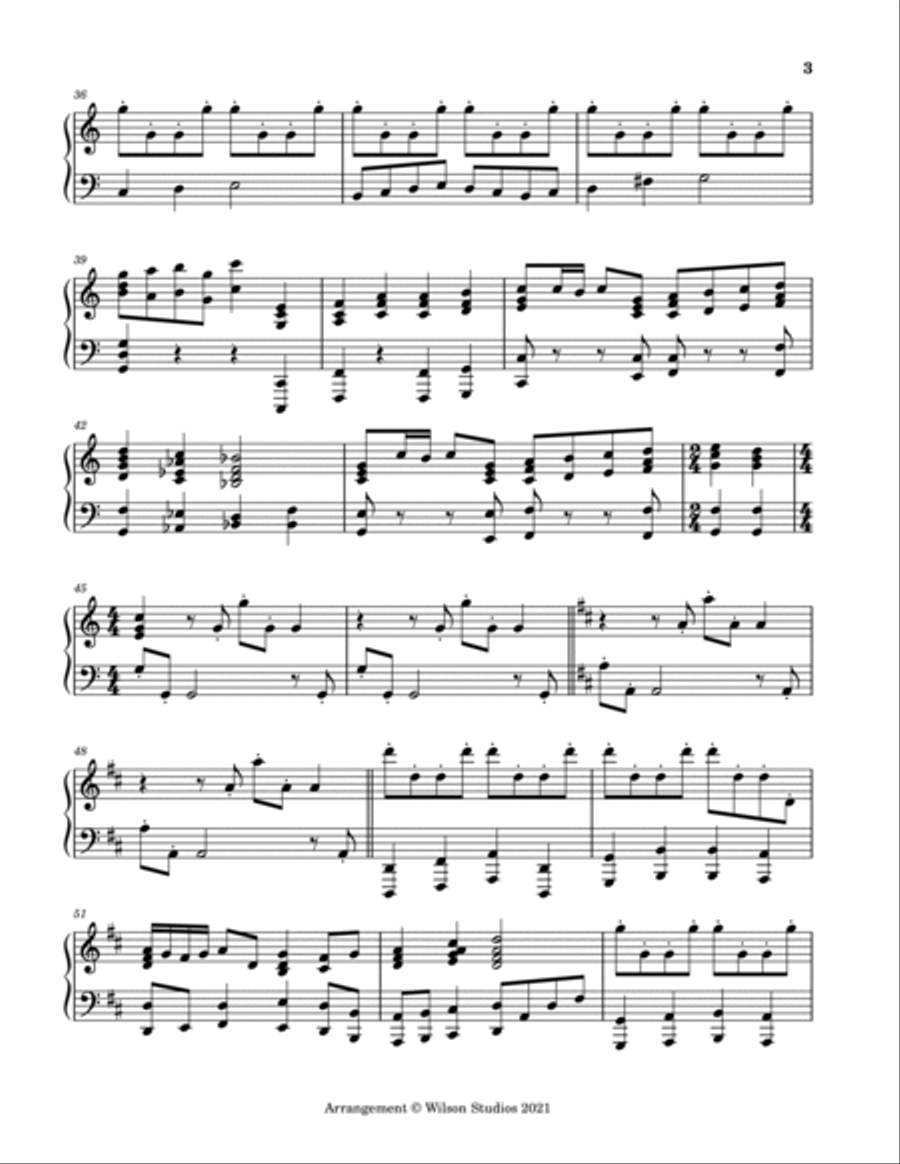 Easter Hymn Piano 3-Pack Piano Solo scores gallery preview page 4