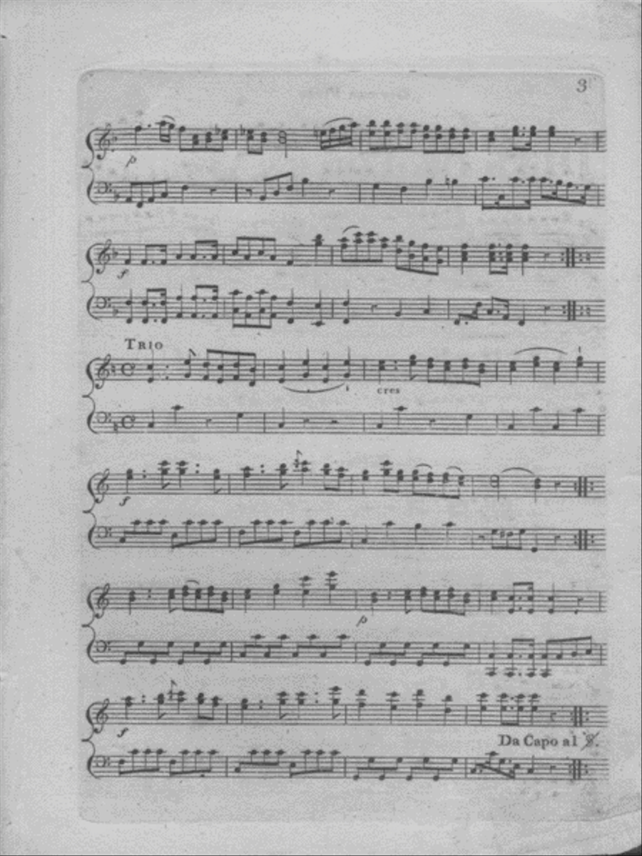 The Duke of York's March Flute scores gallery preview page 2