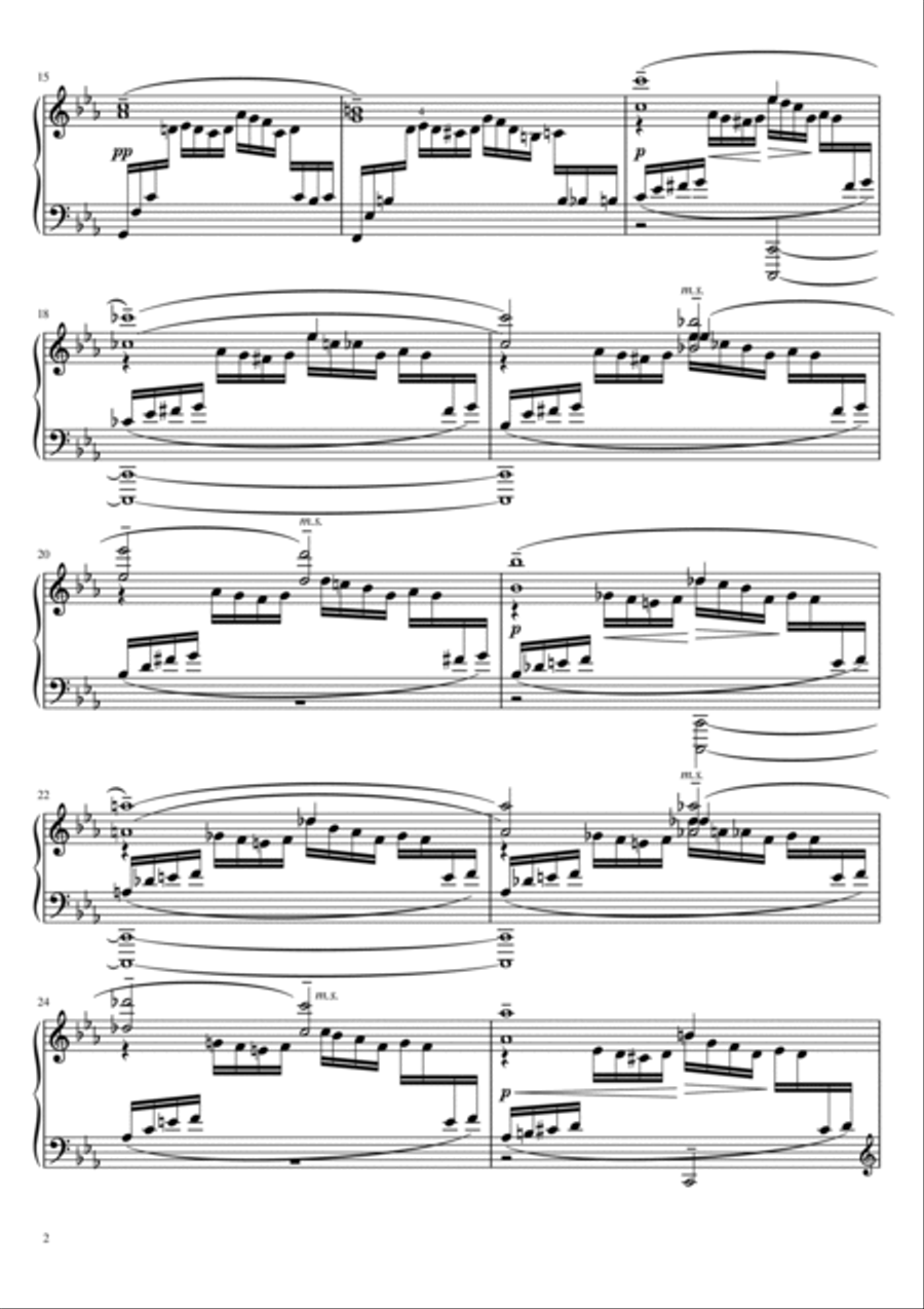 Rachmaninoff - Prelude in C Minor, Op.23 No.7 - Original With Fingering For Piano Solo Piano Solo scores gallery preview page 2