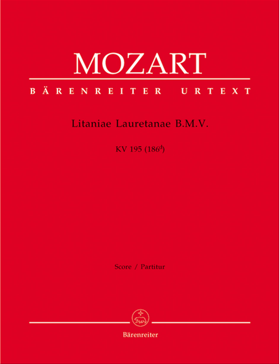 Litaniae Lauretanae B. M. V. KV 195 (186d) Mixed Choir scores gallery preview page 1