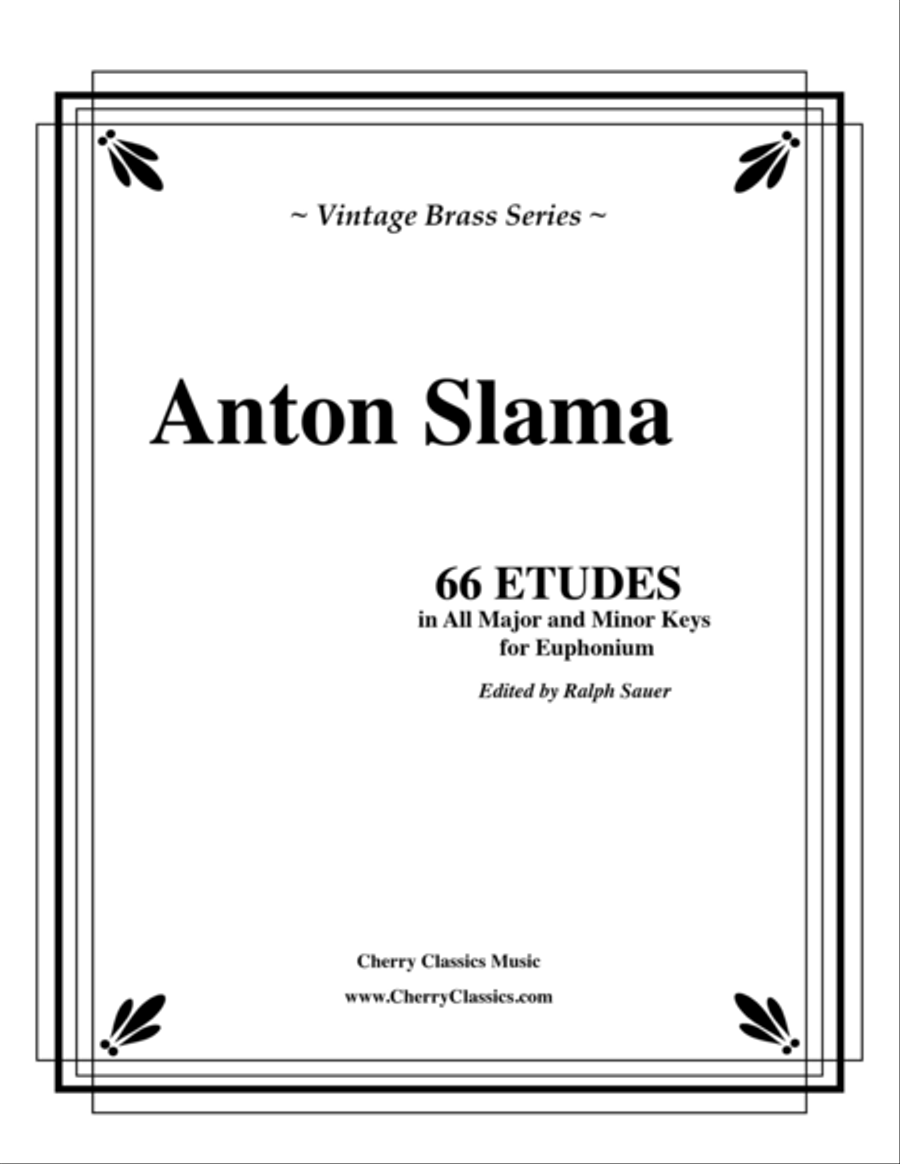 66 Etudes in all Major and Minor Keys for Euphonium Euphonium scores gallery preview page 1