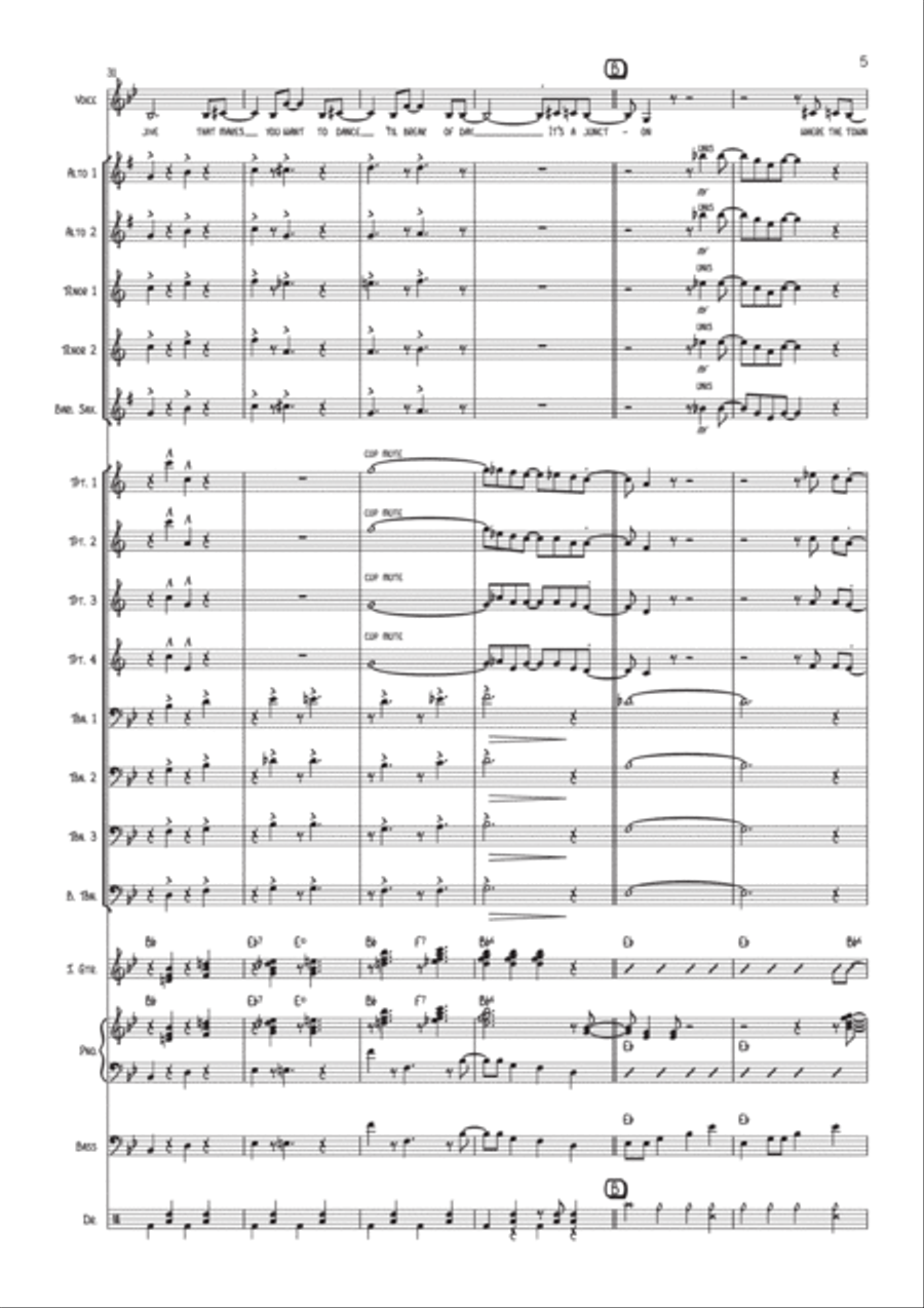 Tuxedo Junction Jazz Ensemble scores gallery preview page 6