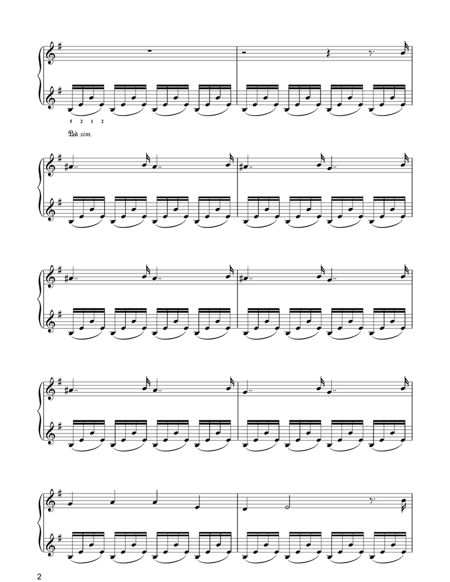 Deportation/Iguazu (from Babel) Piano Solo scores gallery preview page 2