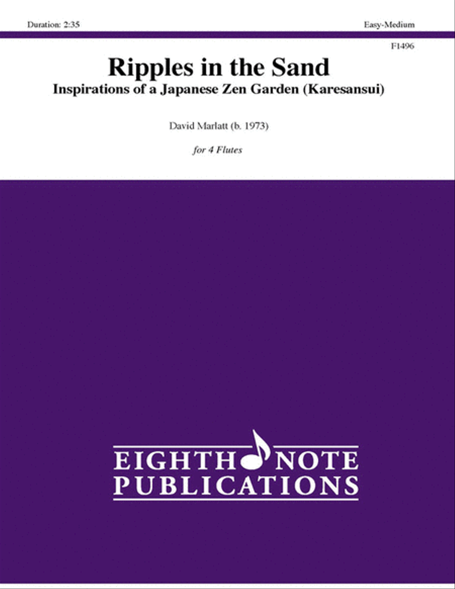 Ripples in the Sand Flute Quartet scores gallery preview page 1