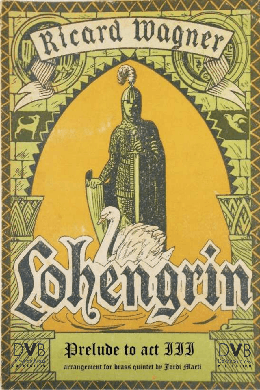 Lohengrin -prelude to act III Brass Quintet scores gallery preview page 1