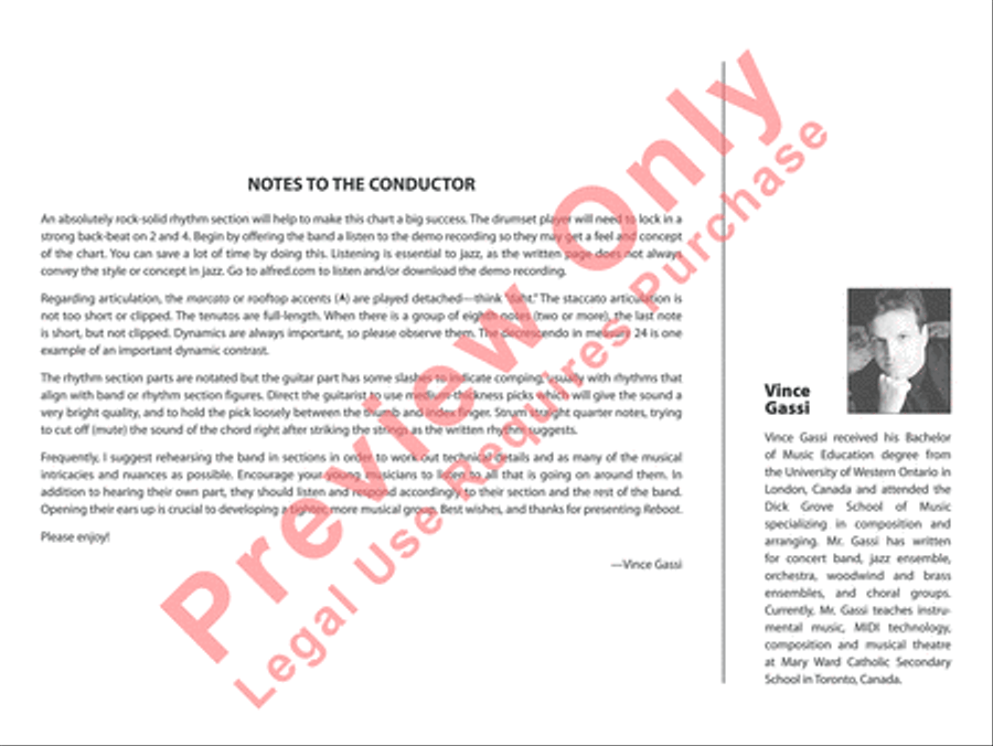 Reboot Jazz Ensemble scores gallery preview page 3