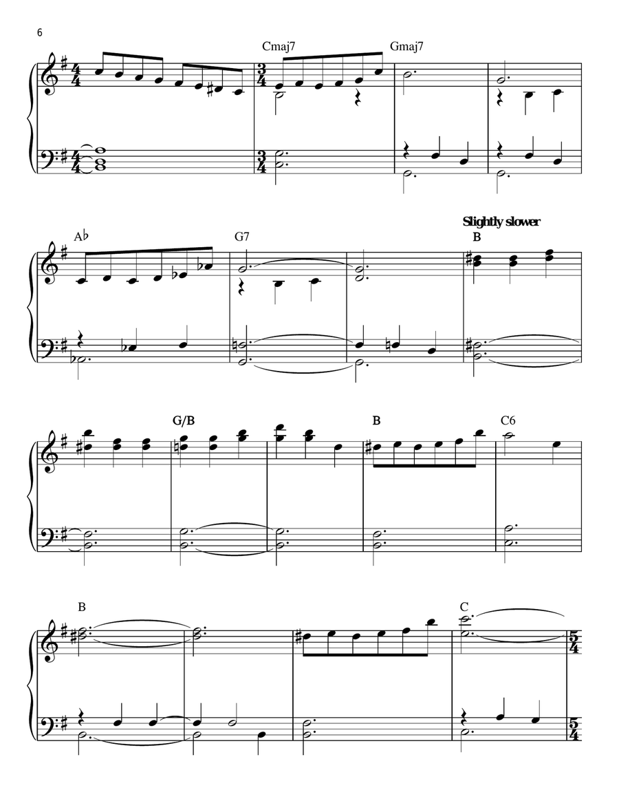 Planetarium Easy Piano scores gallery preview page 6