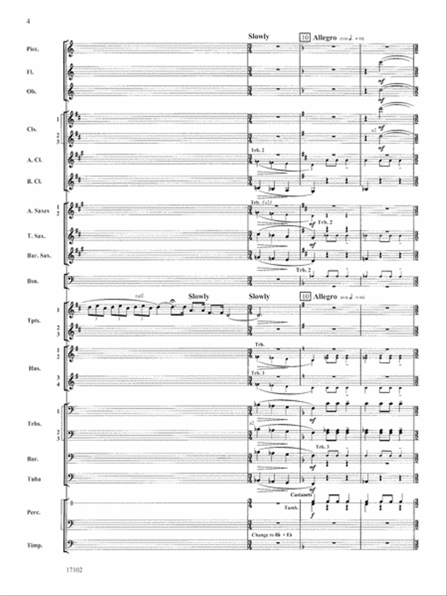 Andalusia: Score Andalusia: Score Concert Band scores gallery preview page 4