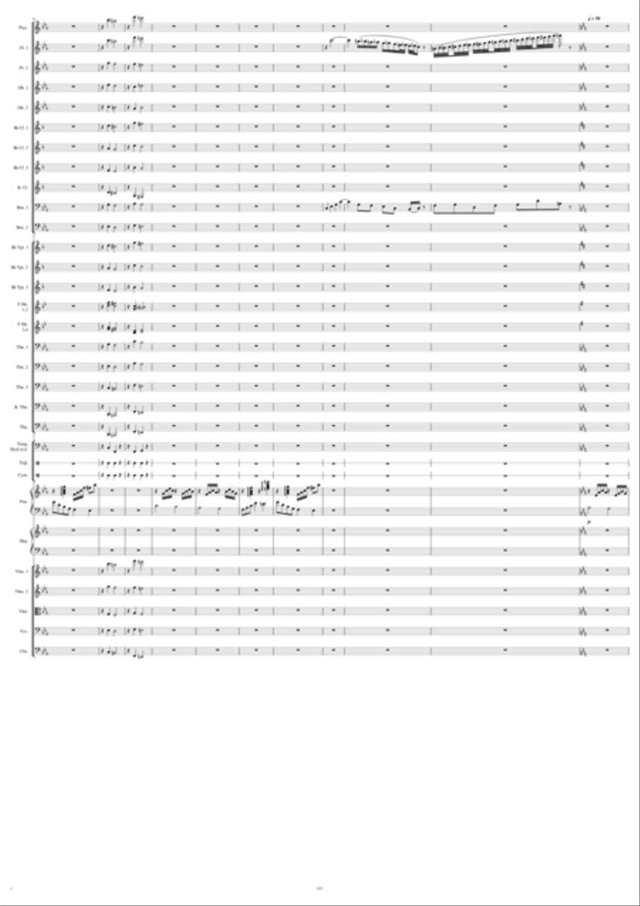 Sea of Mystery Sea of Mystery Full Orchestra scores gallery preview page 4