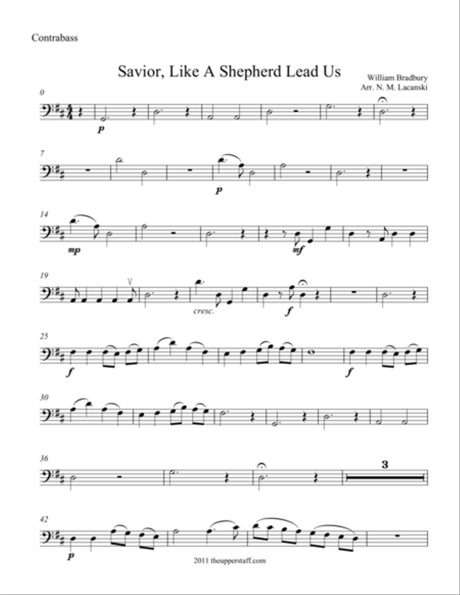 Savior Like a Shepherd Lead Us String Orchestra scores gallery preview page 1