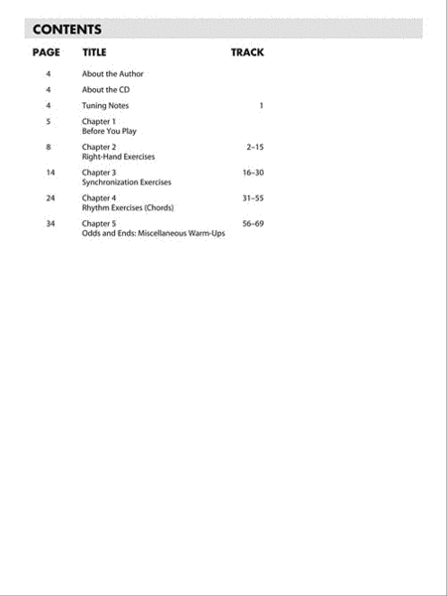 Daily Guitar Warm-Ups Daily Guitar Warm-Ups Guitar Tablature scores gallery preview page 2